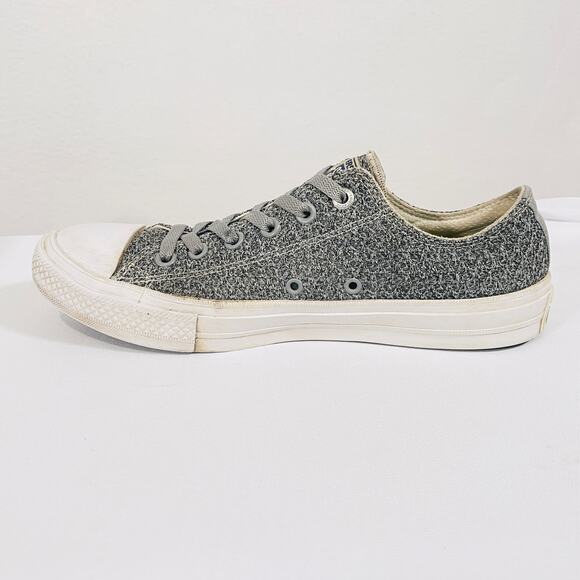 Converse All Star Chuck Taylor Sneakers Mens 8 Womens 10 Gray Skater Shoes - Picture 11 of 14